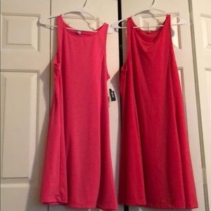 2 pink old navy dresses
